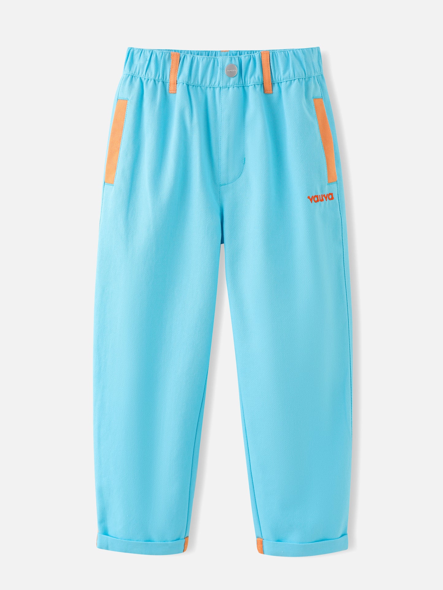 Boys Rolled Hem Barrel Pants