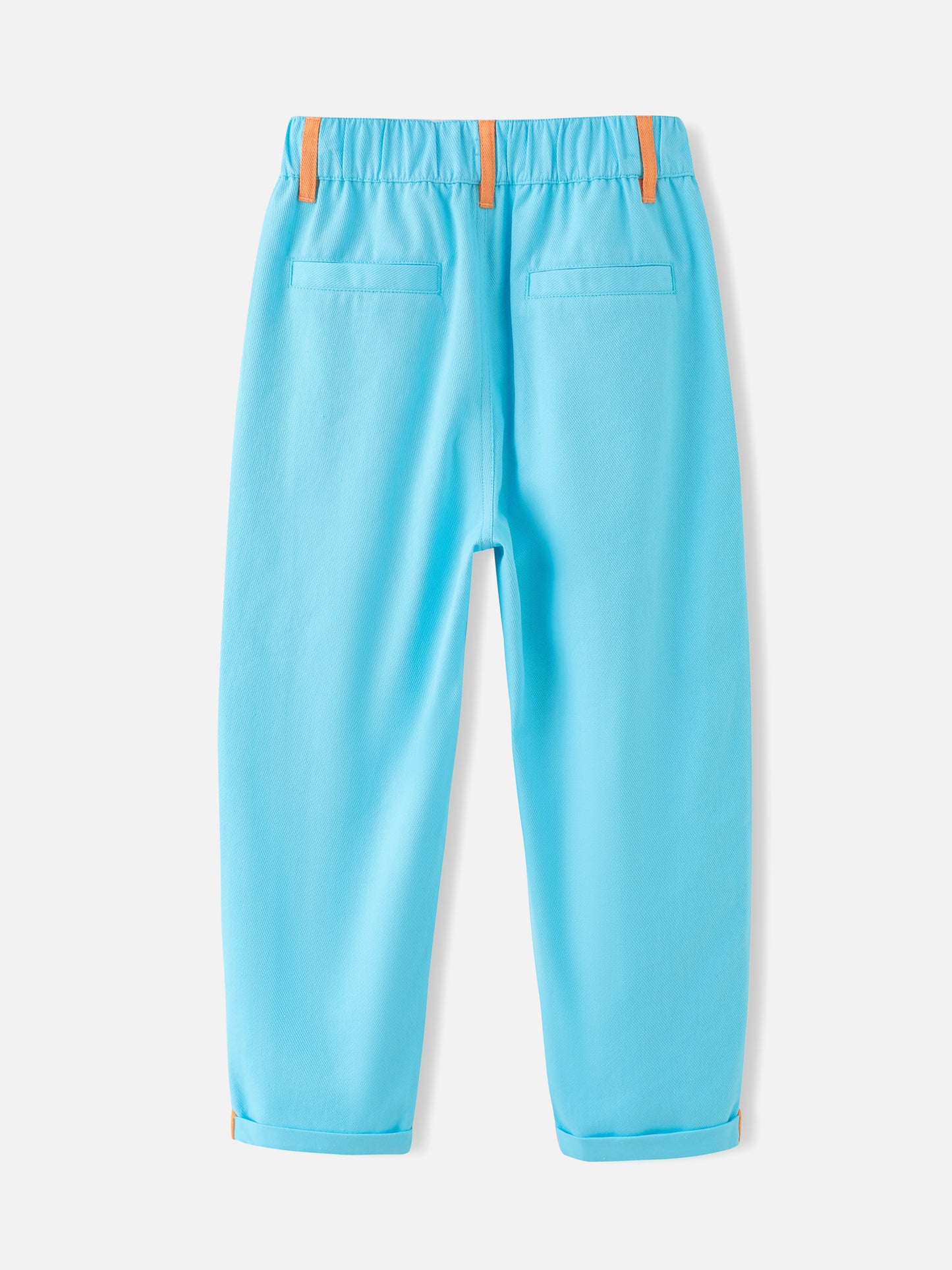 Boys Rolled Hem Barrel Pants