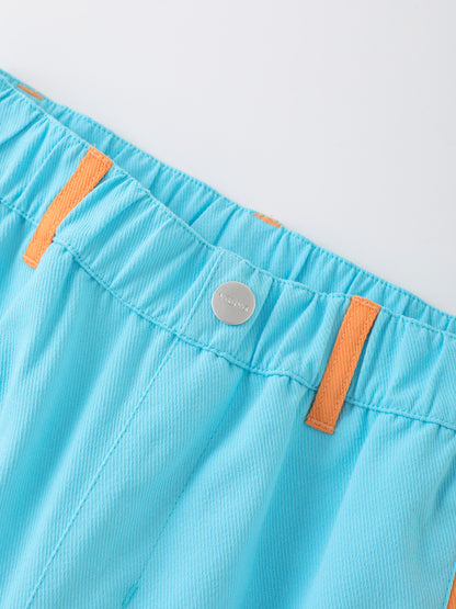 Boys Rolled Hem Barrel Pants