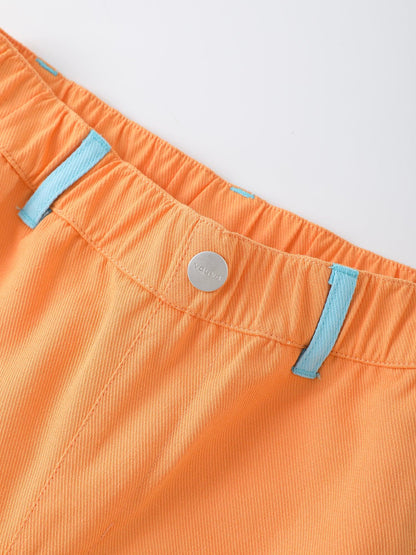 Boys Rolled Hem Barrel Pants