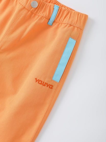 Boys Rolled Hem Barrel Pants