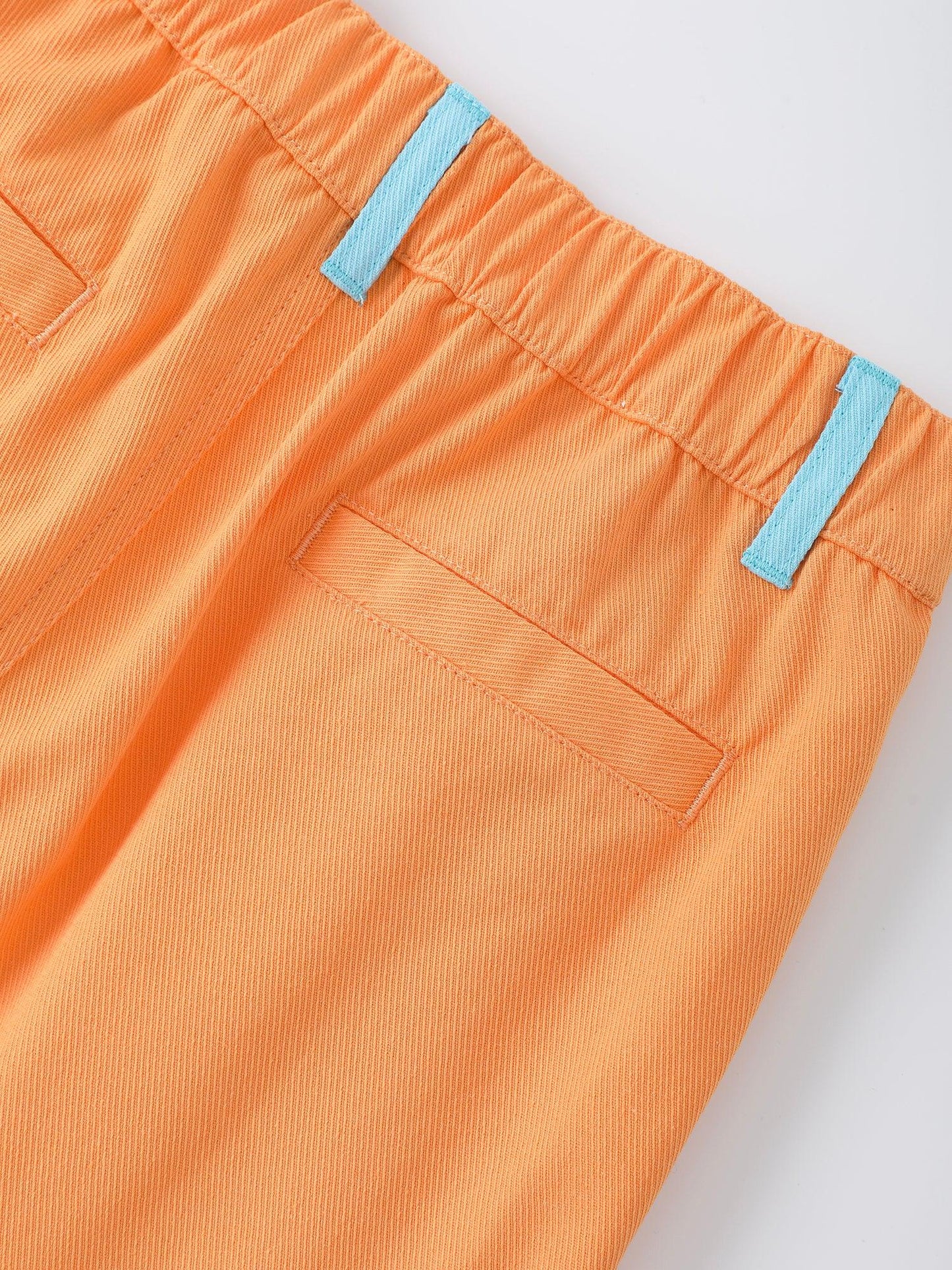 Boys Rolled Hem Barrel Pants