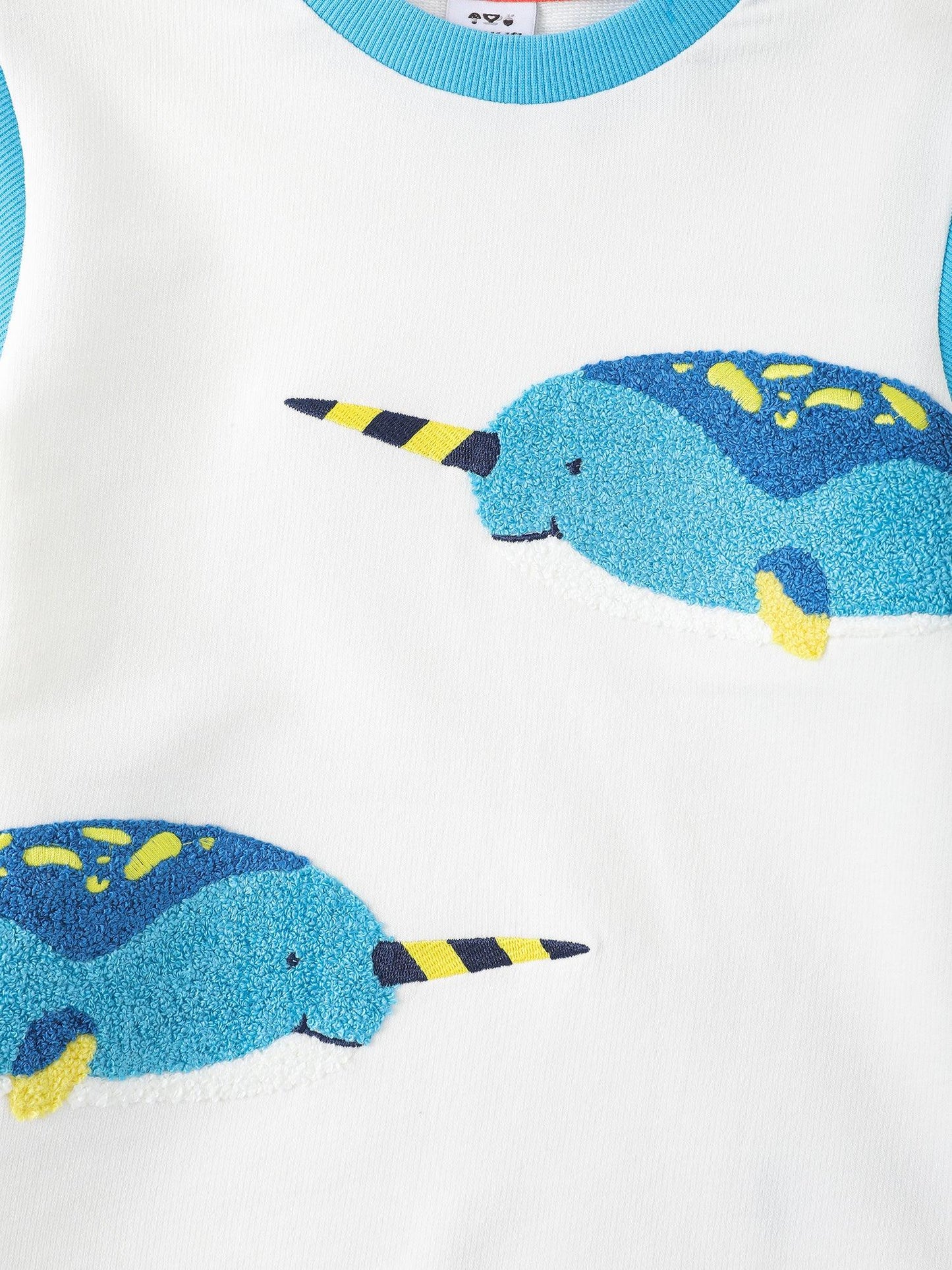 Boys Allover Narwhal Graphic Tee
