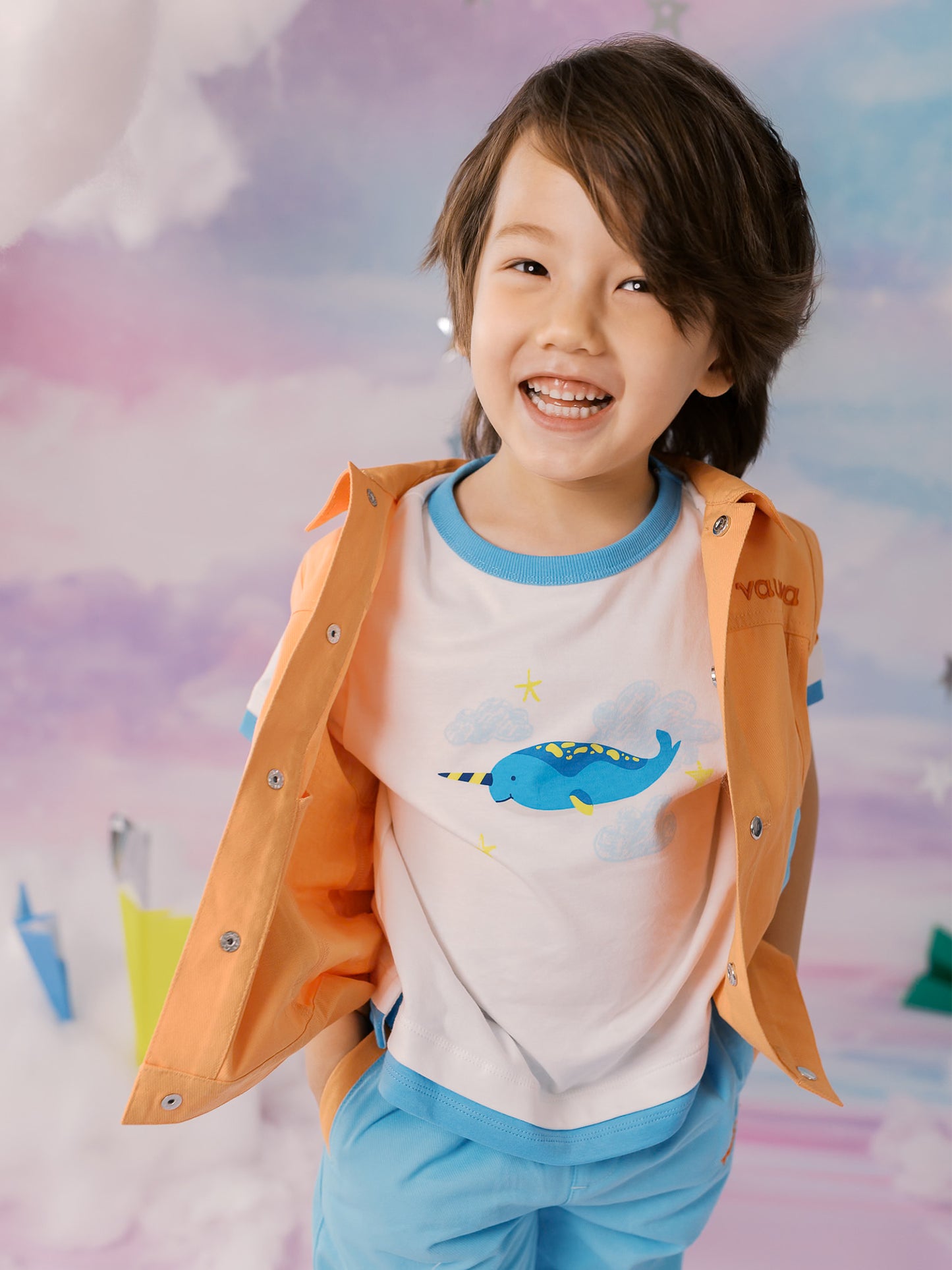 Boys Narwhal Graphic Tee