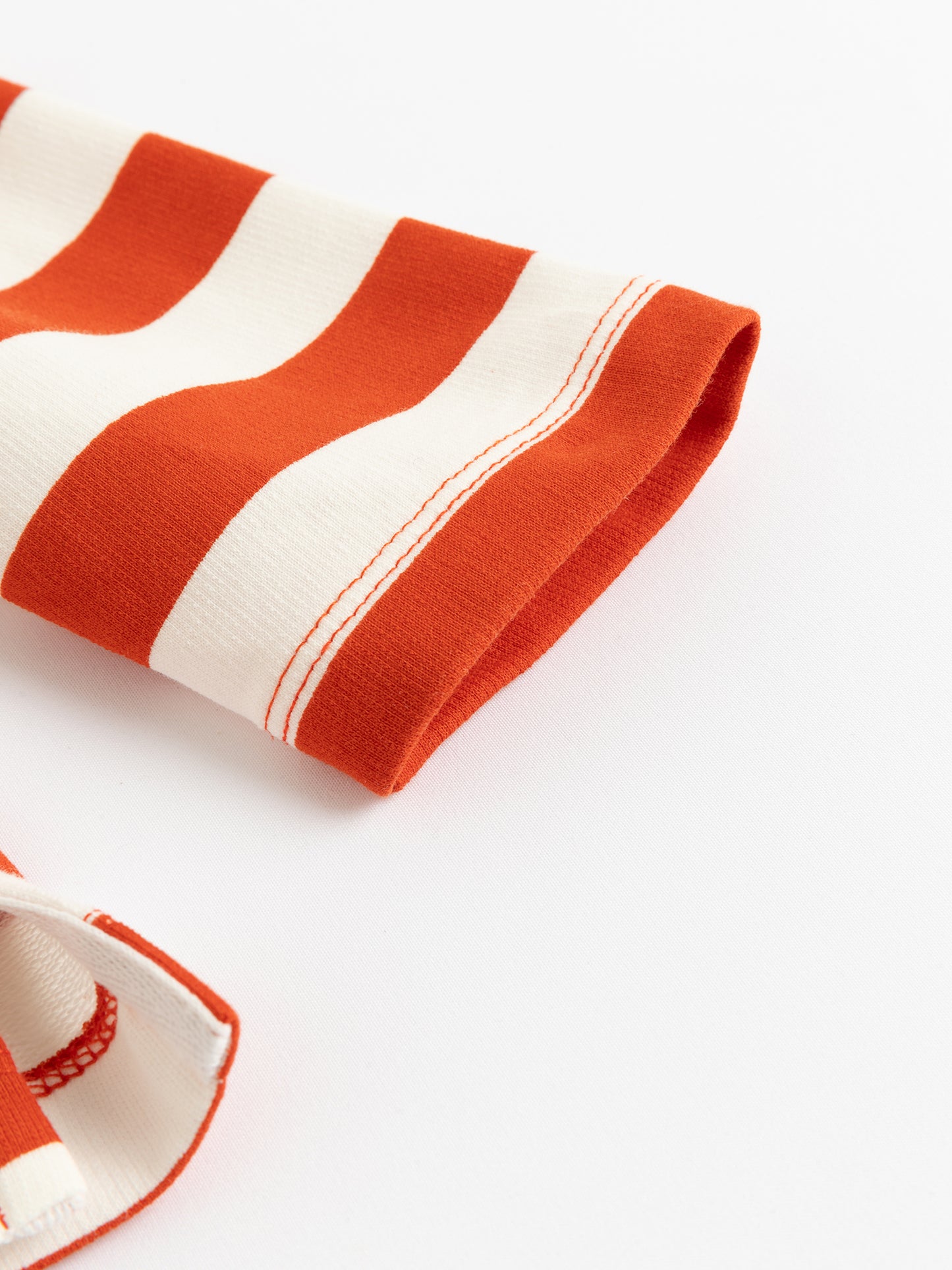 Boys Hedgehog Stripe Hooded Henley T-Shirt