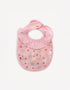 Angel-Print Ruffle Bib