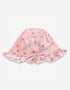 Angel-Print Ruffle Hat