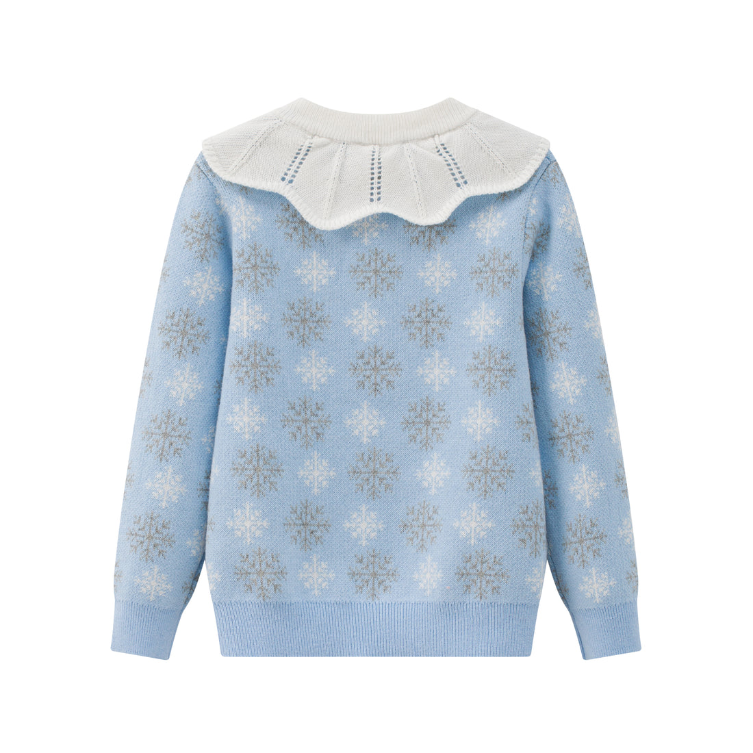 Collar Jacquard Jumper