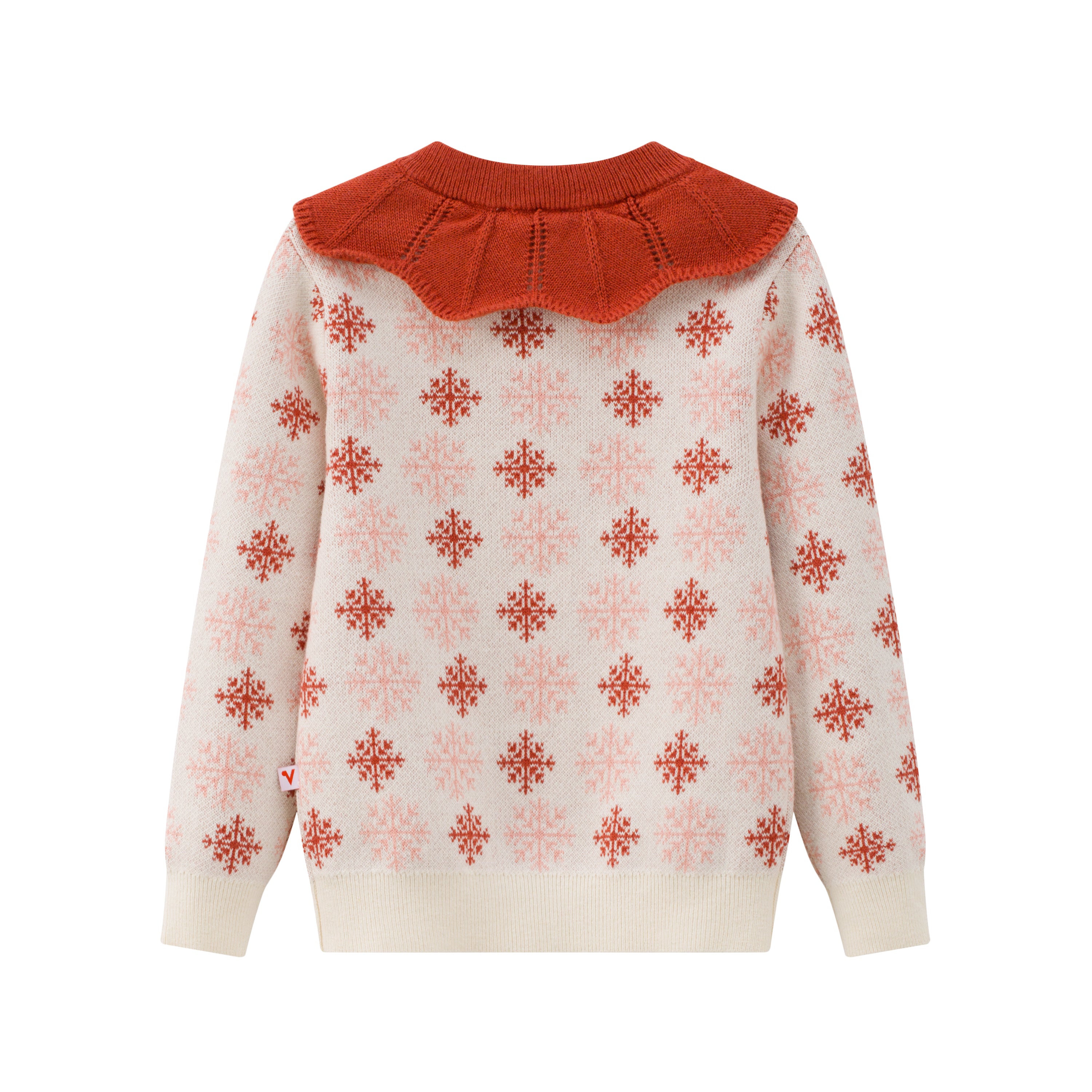 Collar Jacquard Jumper