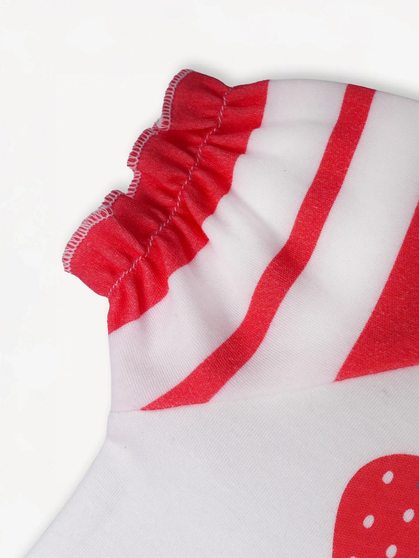 Baby Short Puff Sleeve Berries Print Tee
