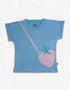 Kid Cap Sleeve Strawberry Applique Tee