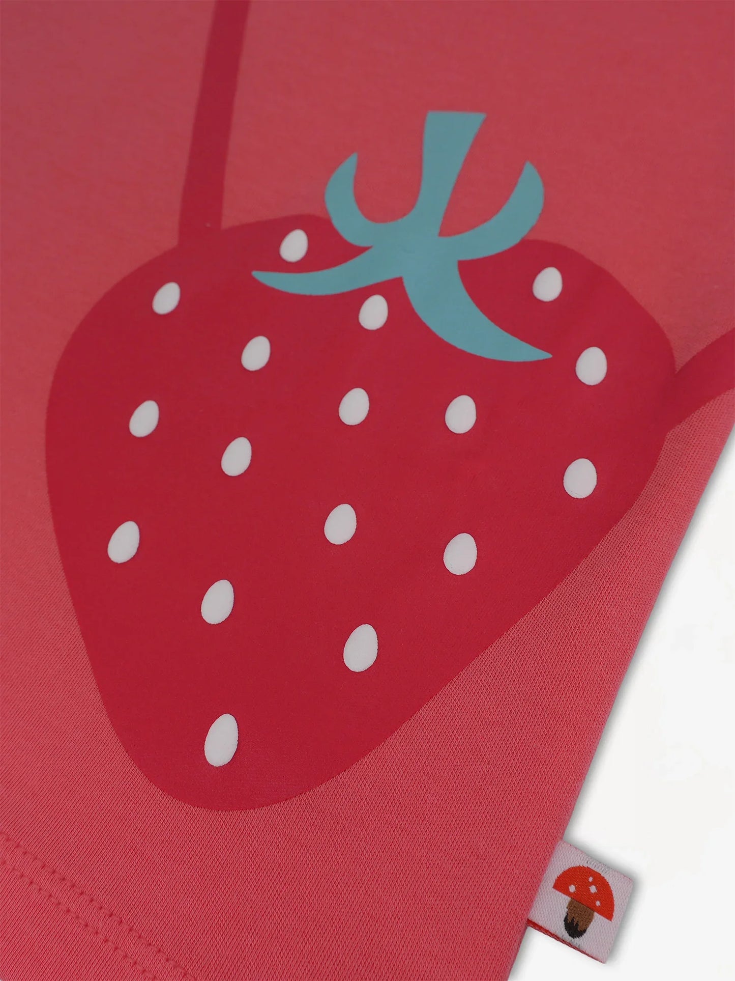 Kid Cap Sleeve Strawberry Applique Tee
