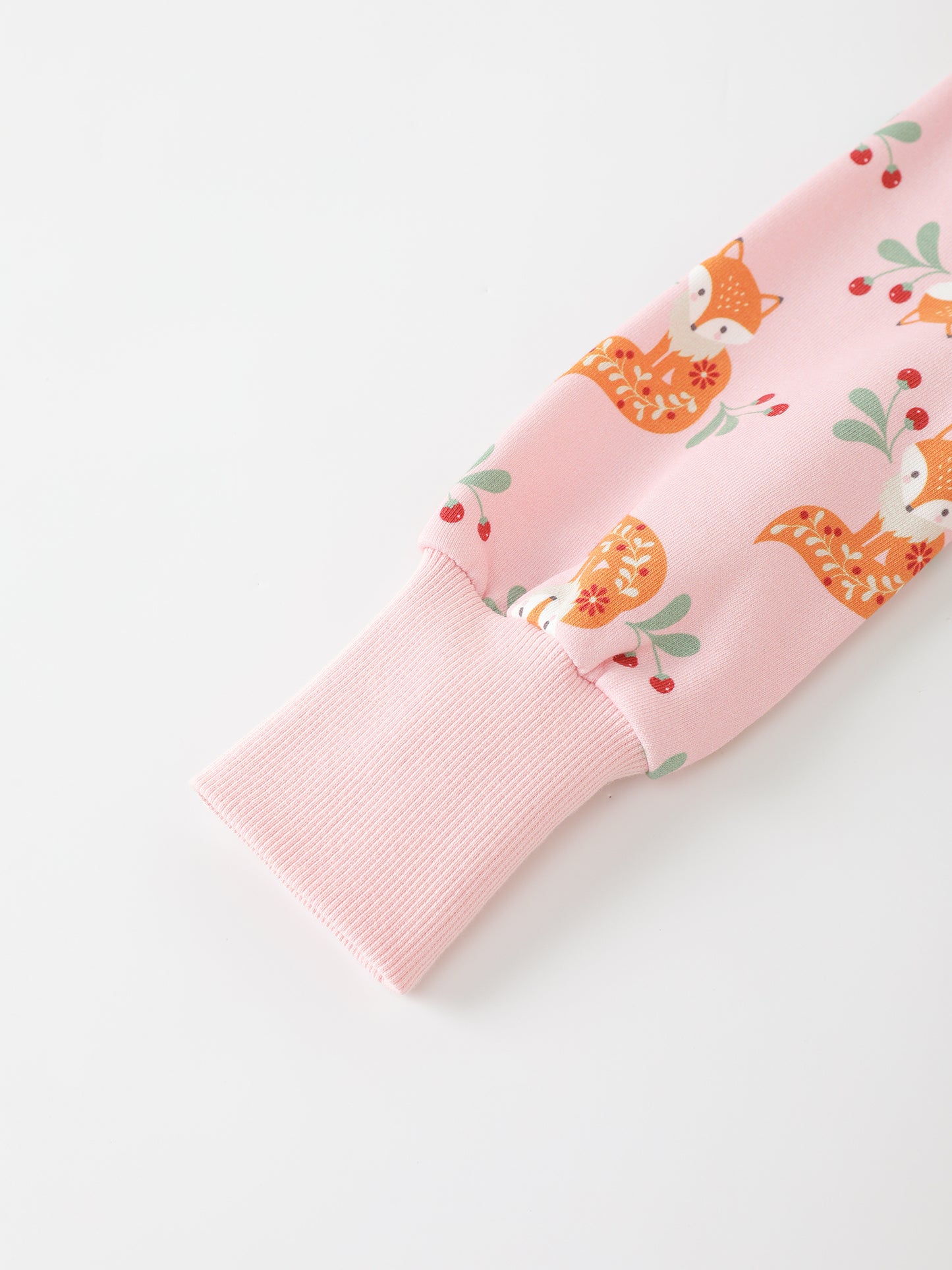 Girls' Printed Long‑Sleeve Dress