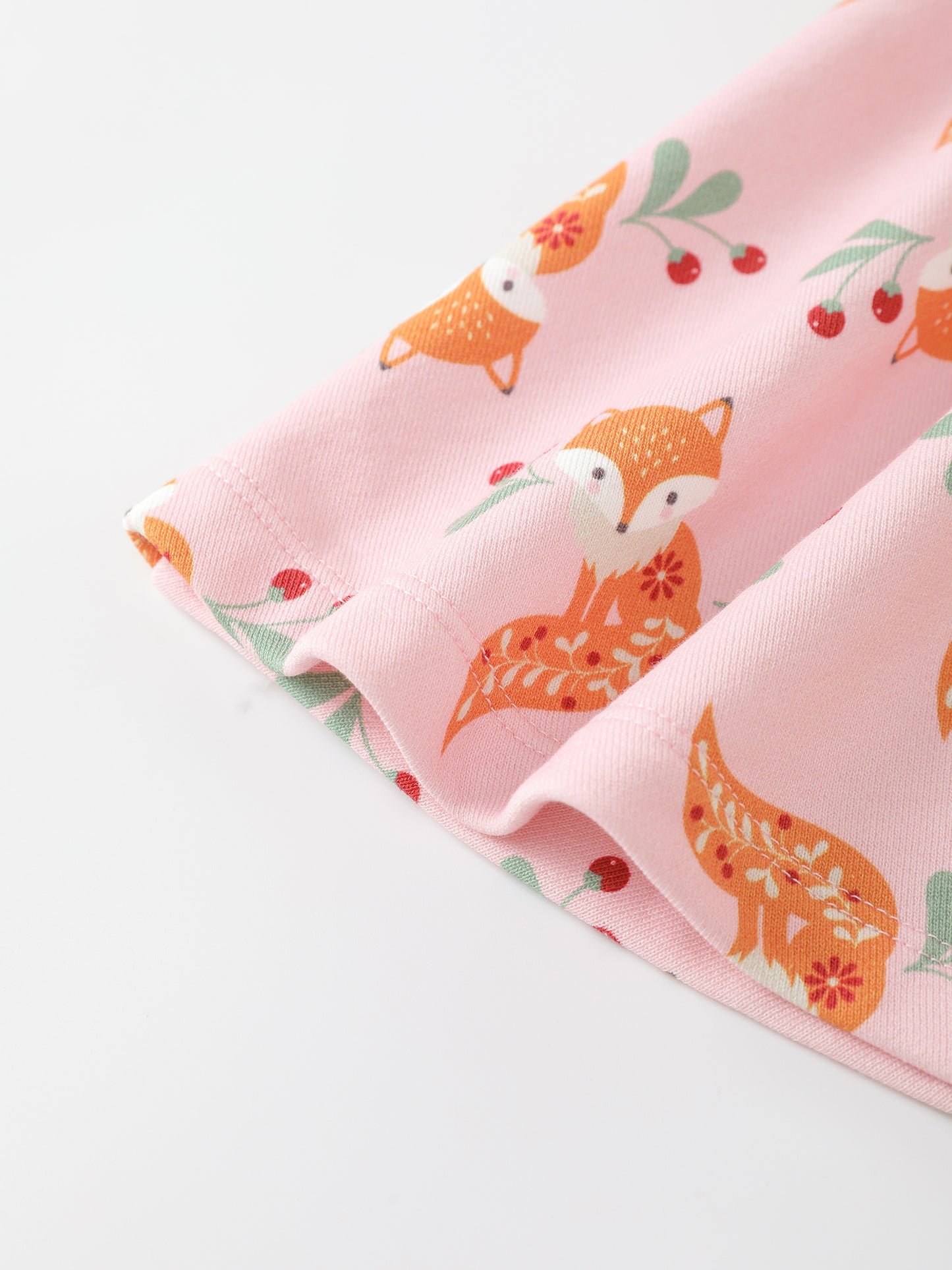 Girls' Printed Long‑Sleeve Dress