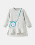Girls' Long‑Sleeve Graphic Dress