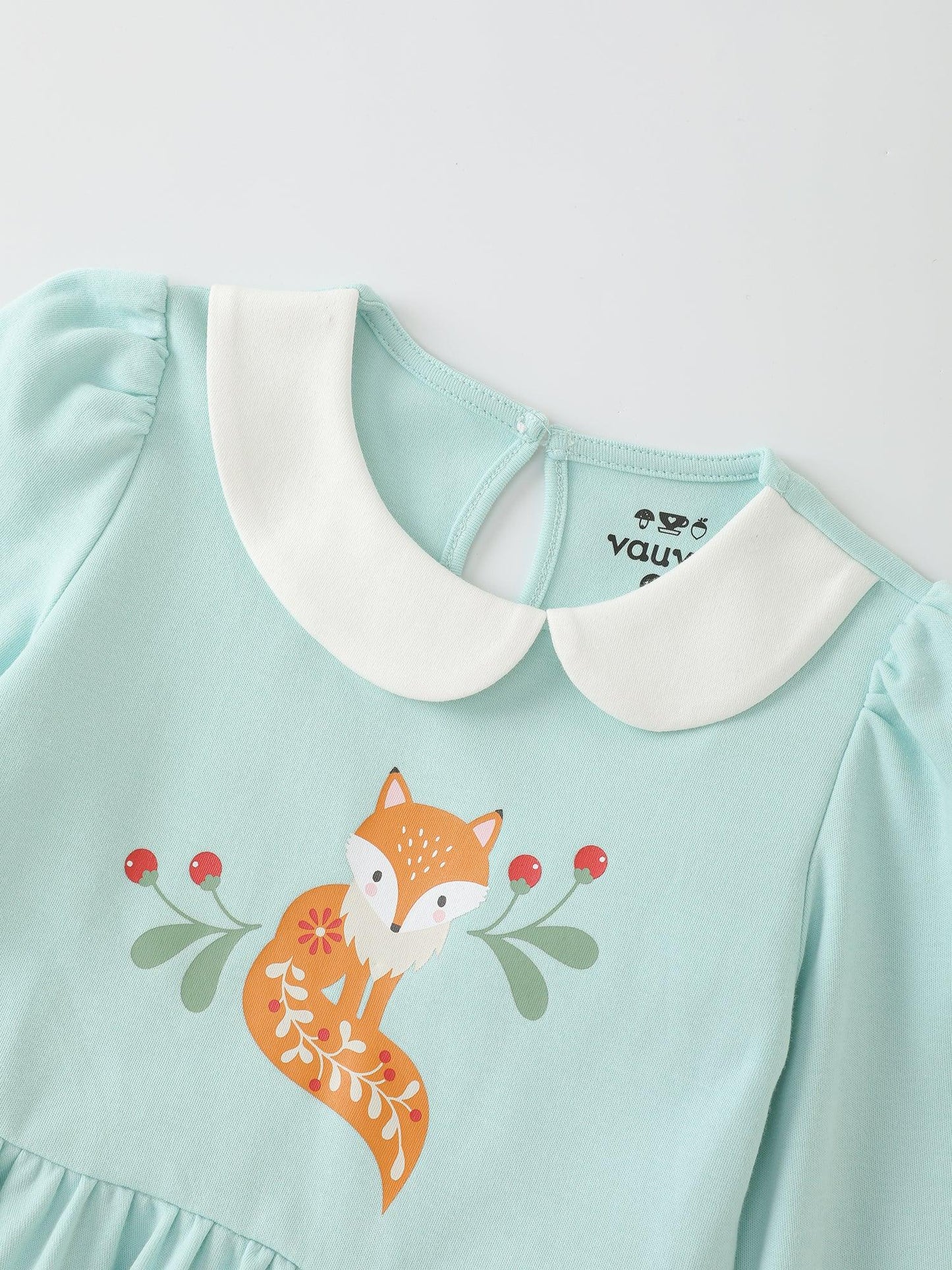 Girls' Graphic Long‑Sleeve Dress