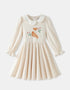 Girls' Graphic Long‑Sleeve Dress