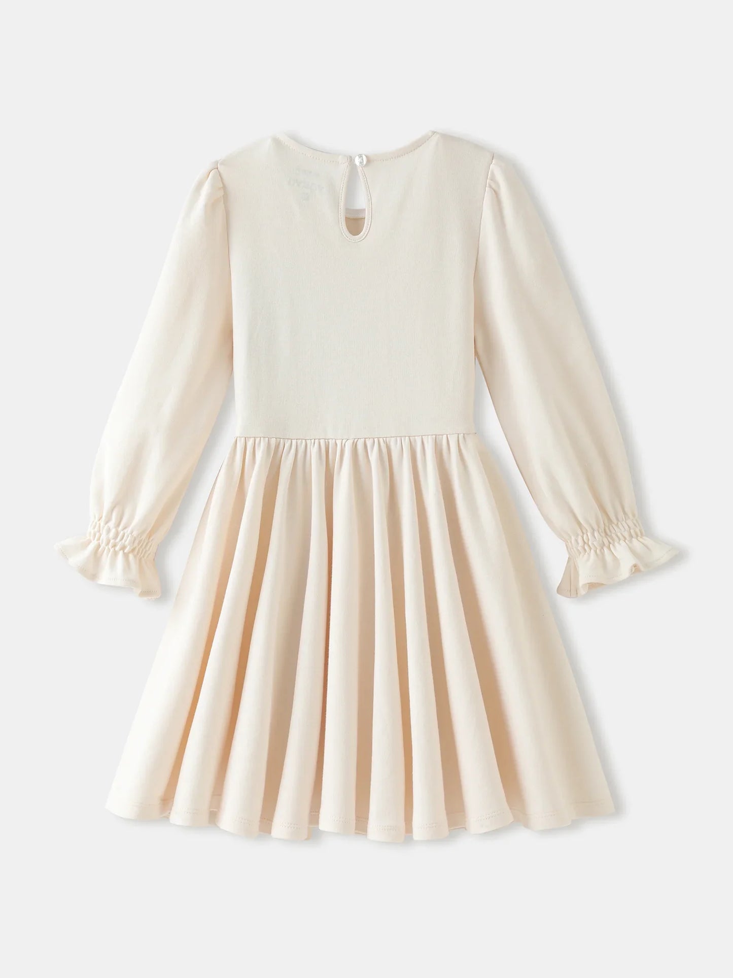 Girls' Graphic Long‑Sleeve Dress