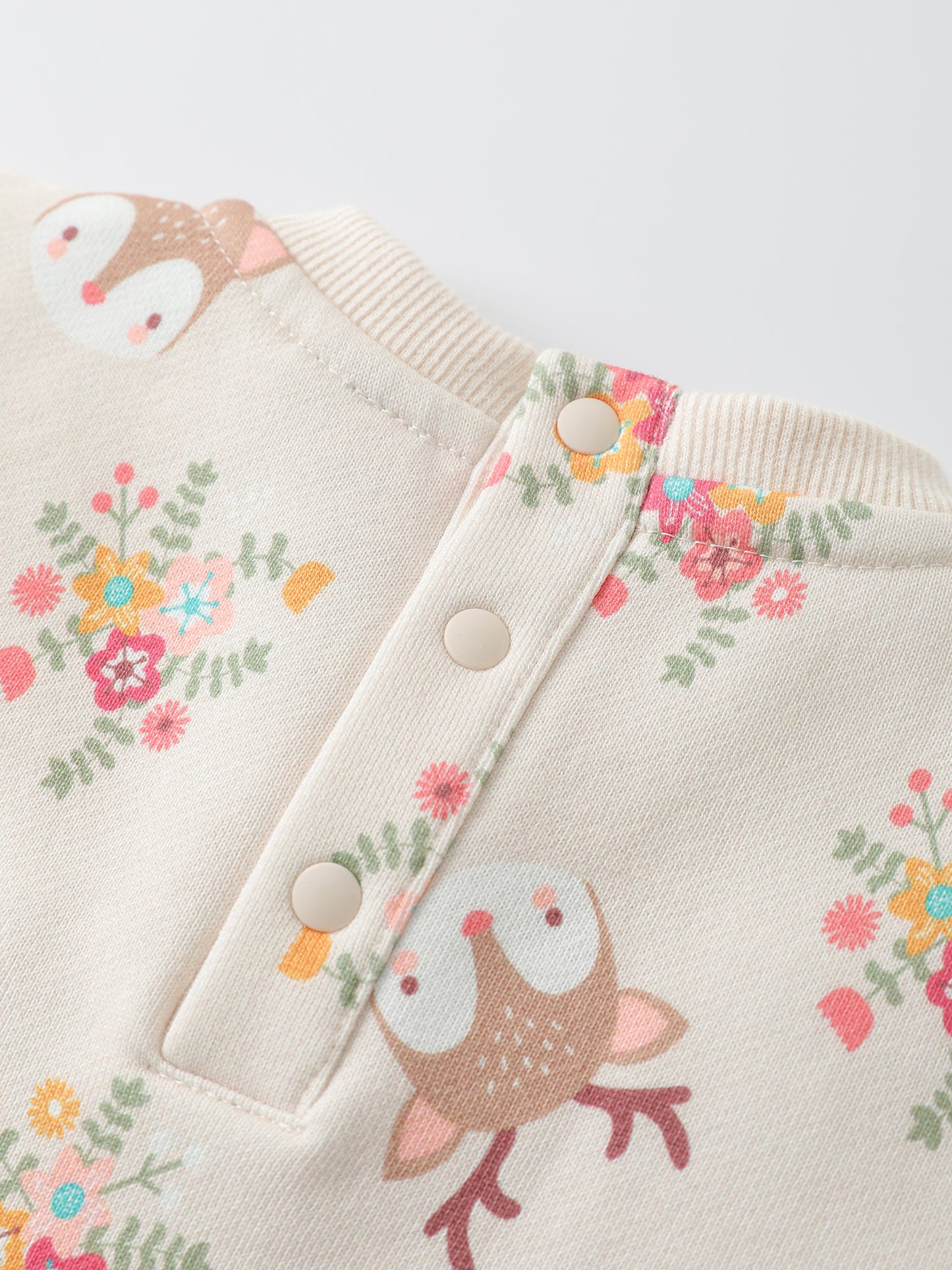 Baby Girls' Printed Long‑Sleeve Dress