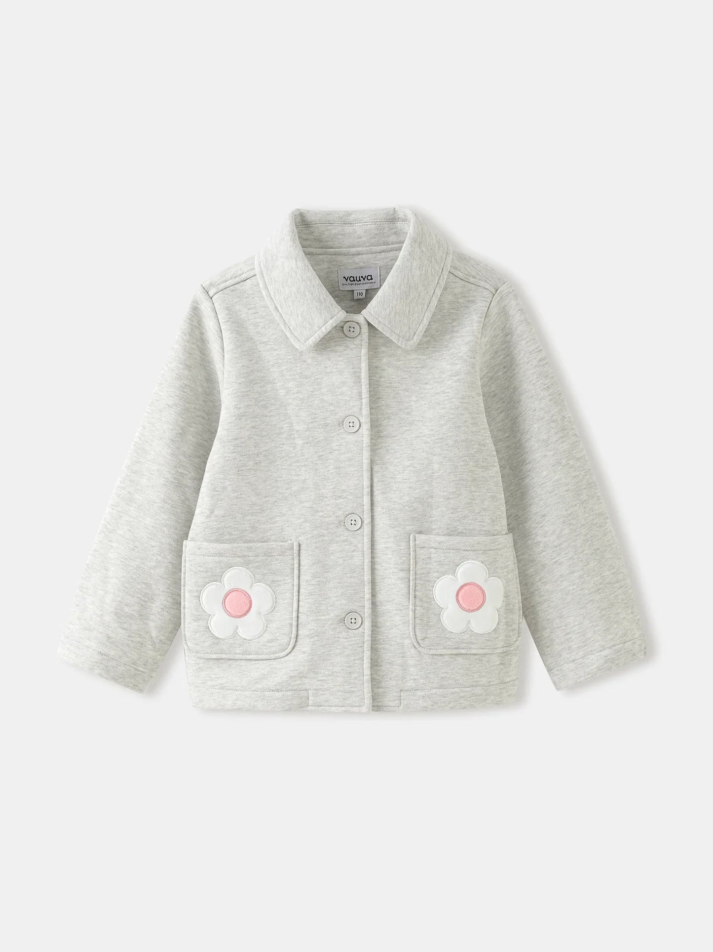 Girls' Button‑Front Jacket