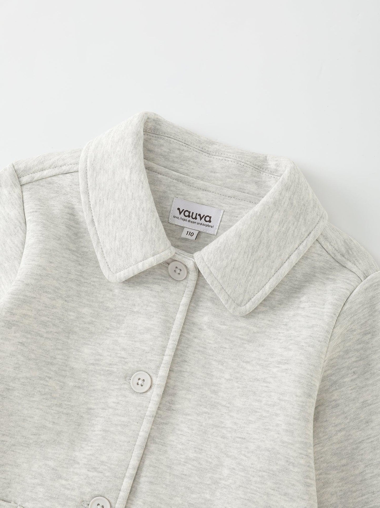 Girls' Button‑Front Jacket