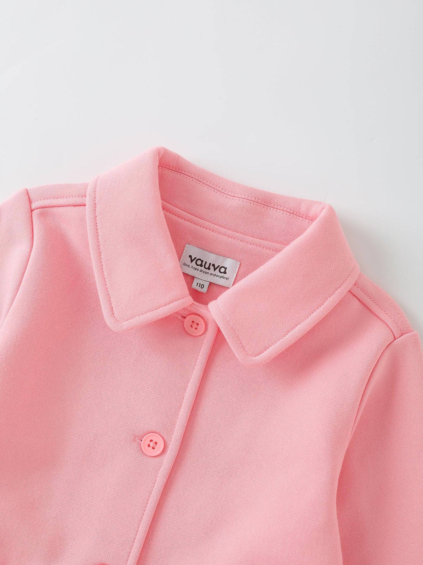 Girls' Button‑Front Jacket