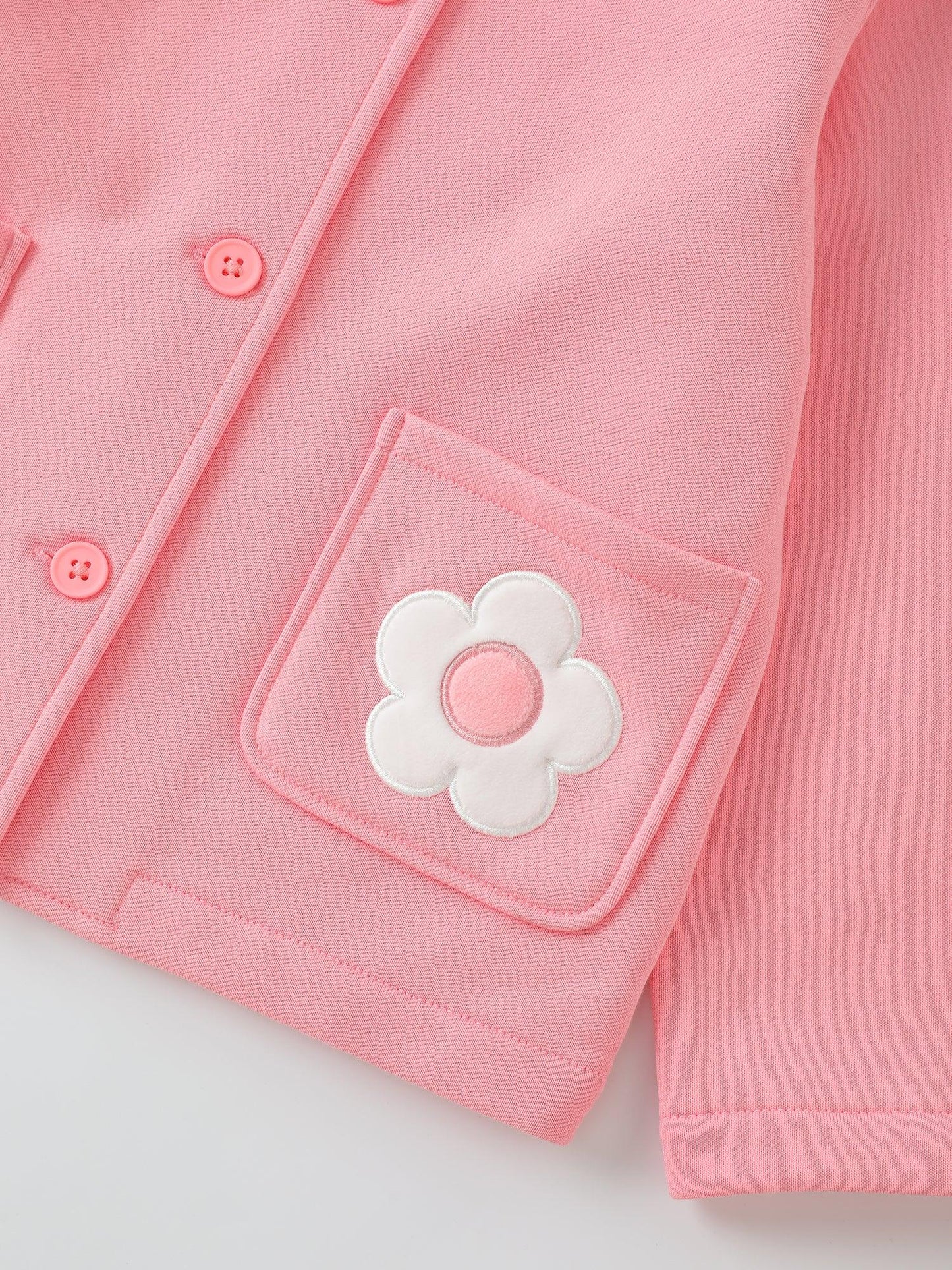 Girls' Button‑Front Jacket