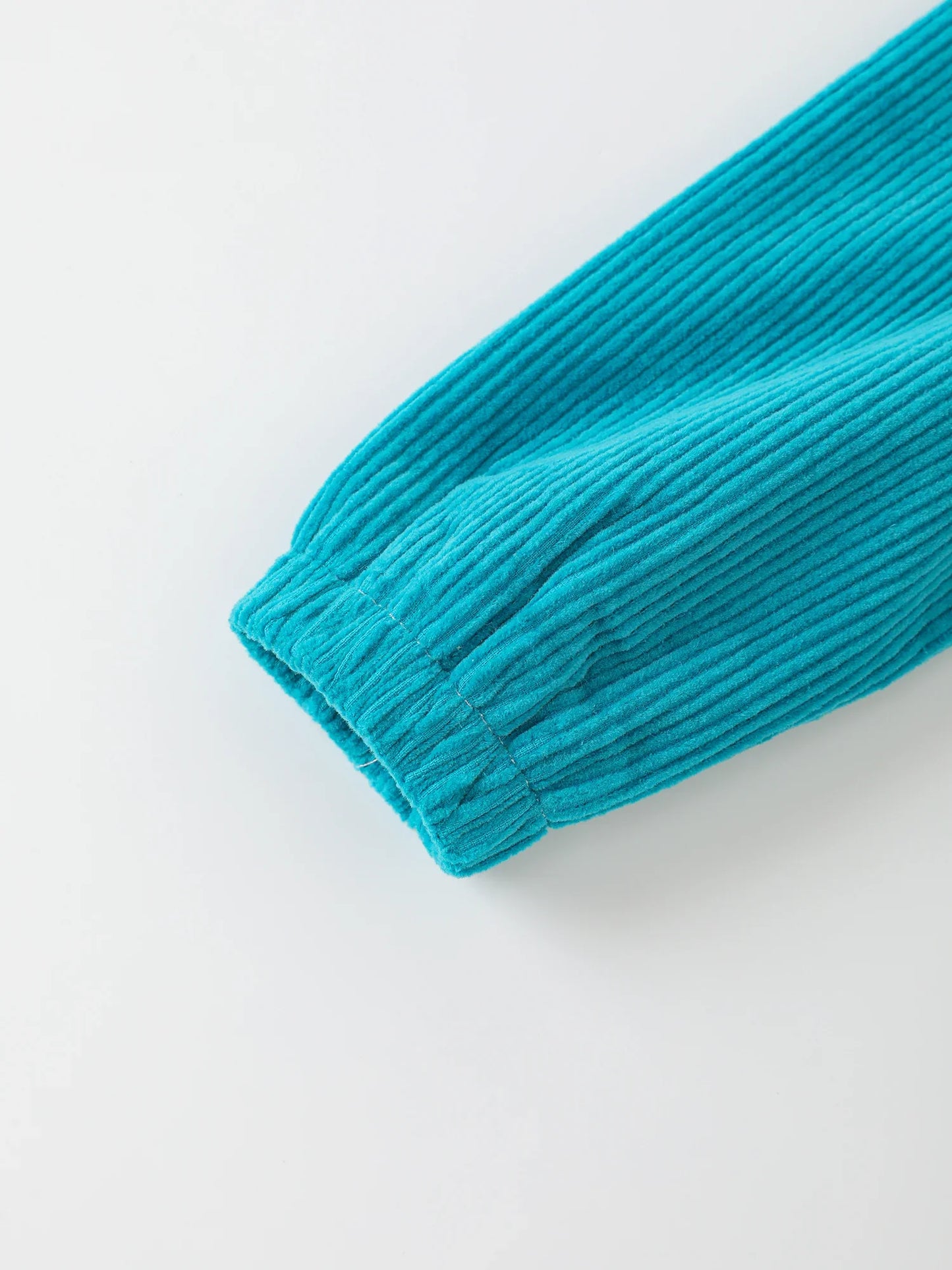 Girls' Color‑Block Corduroy Jacket