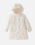 Girls' Hooded Floral Jacket