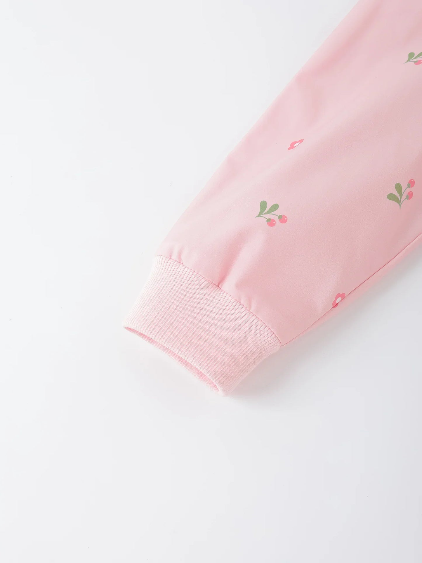 Girls' Hooded Floral Jacket
