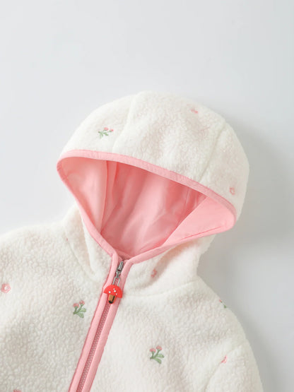 Girls' Hooded Fleece Jacket
