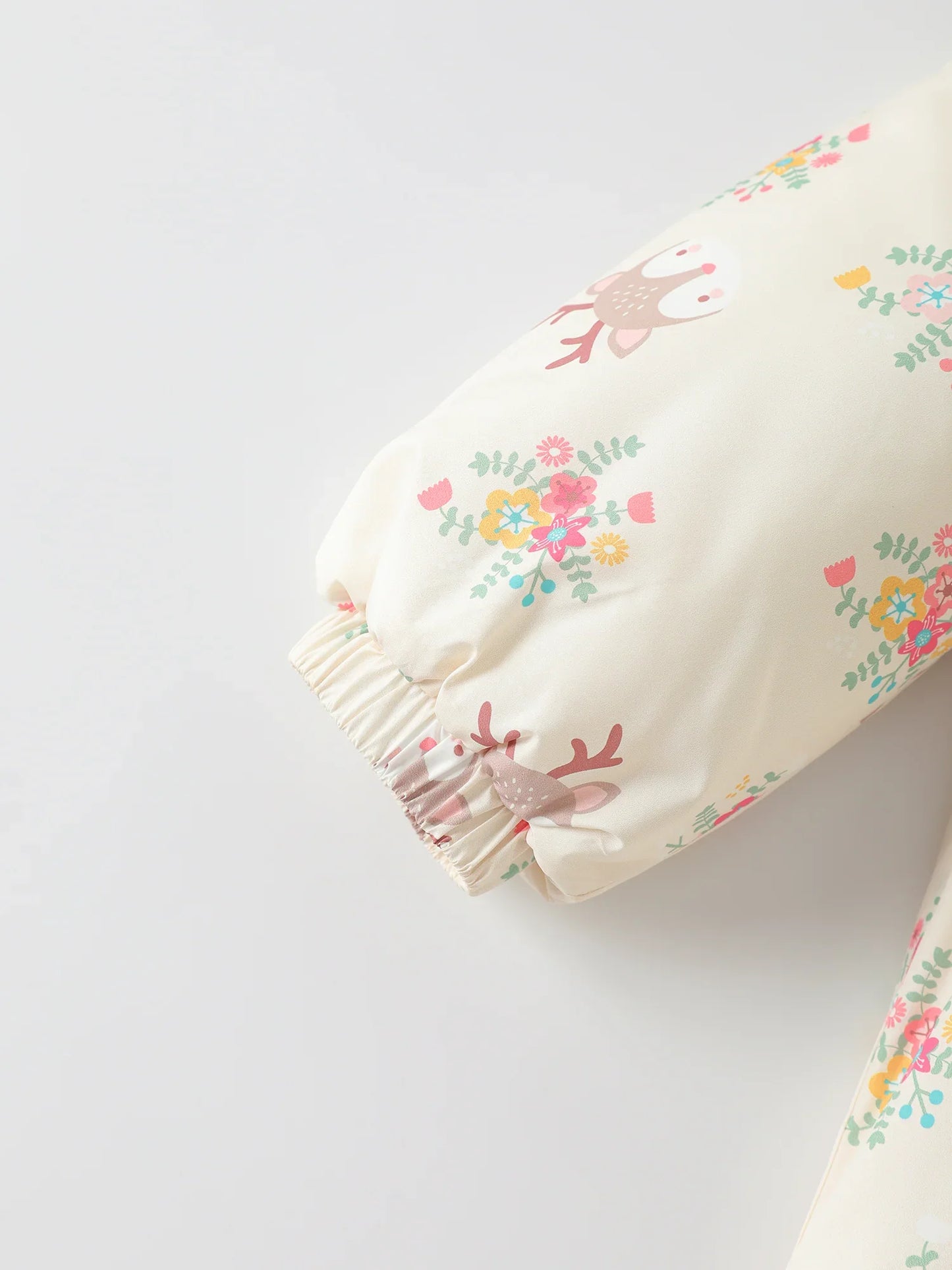 Girls' Hooded Printed Jacket