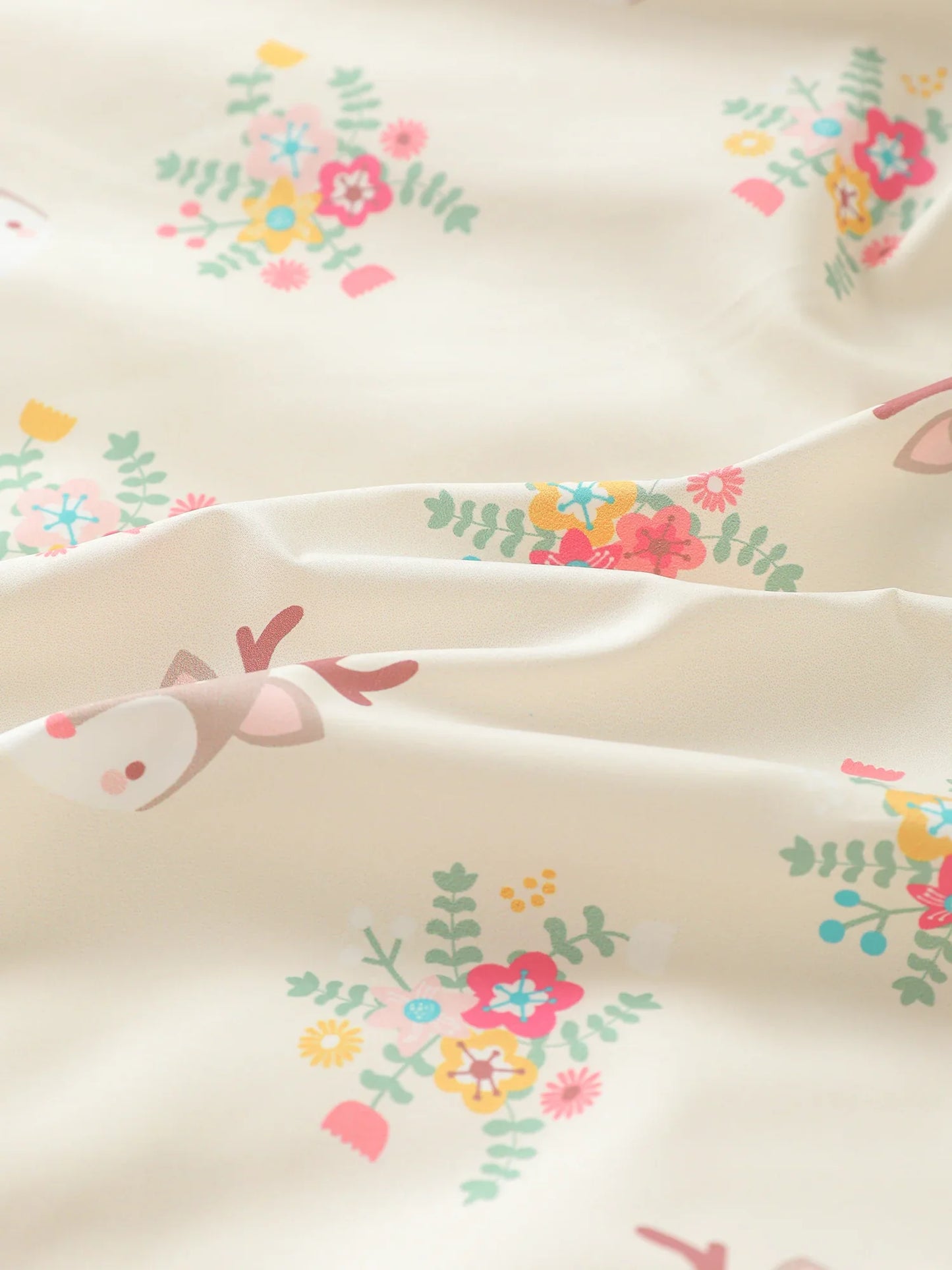 Girls' Hooded Printed Jacket