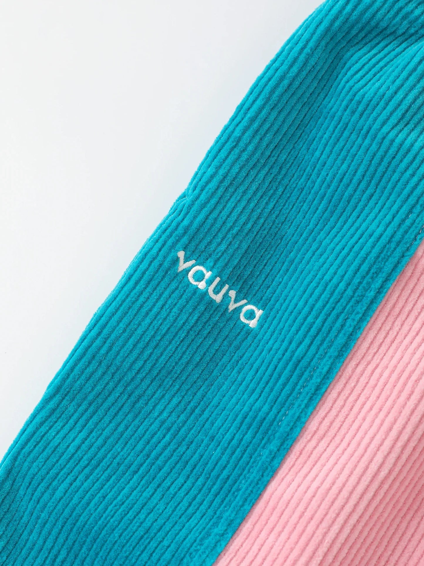 Girls' Color‑Block Corduroy Pants