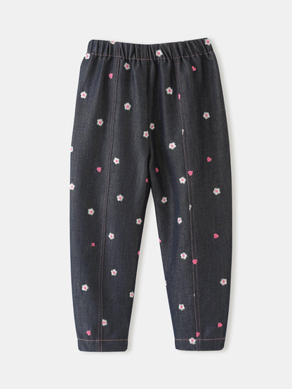 Girls' Floral Print Bottoms