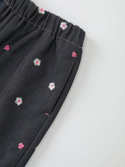 Girls' Floral Print Bottoms