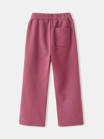 Girls' Embroidered Sweat Pants