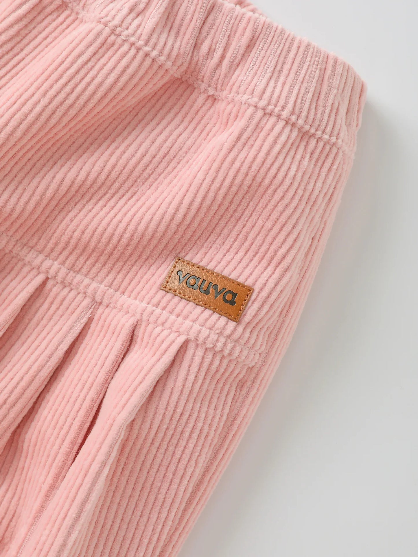 Girls' Corduroy Wide‑Leg Pants