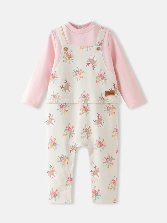 Baby Girls' Printed Romper