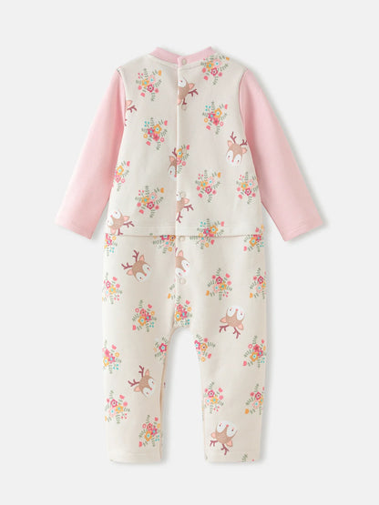 Baby Girls' Printed Romper