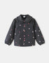 Girls' Floral Button‑Front Shirt