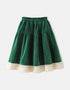 Girls' Velvet Tiered Skirt