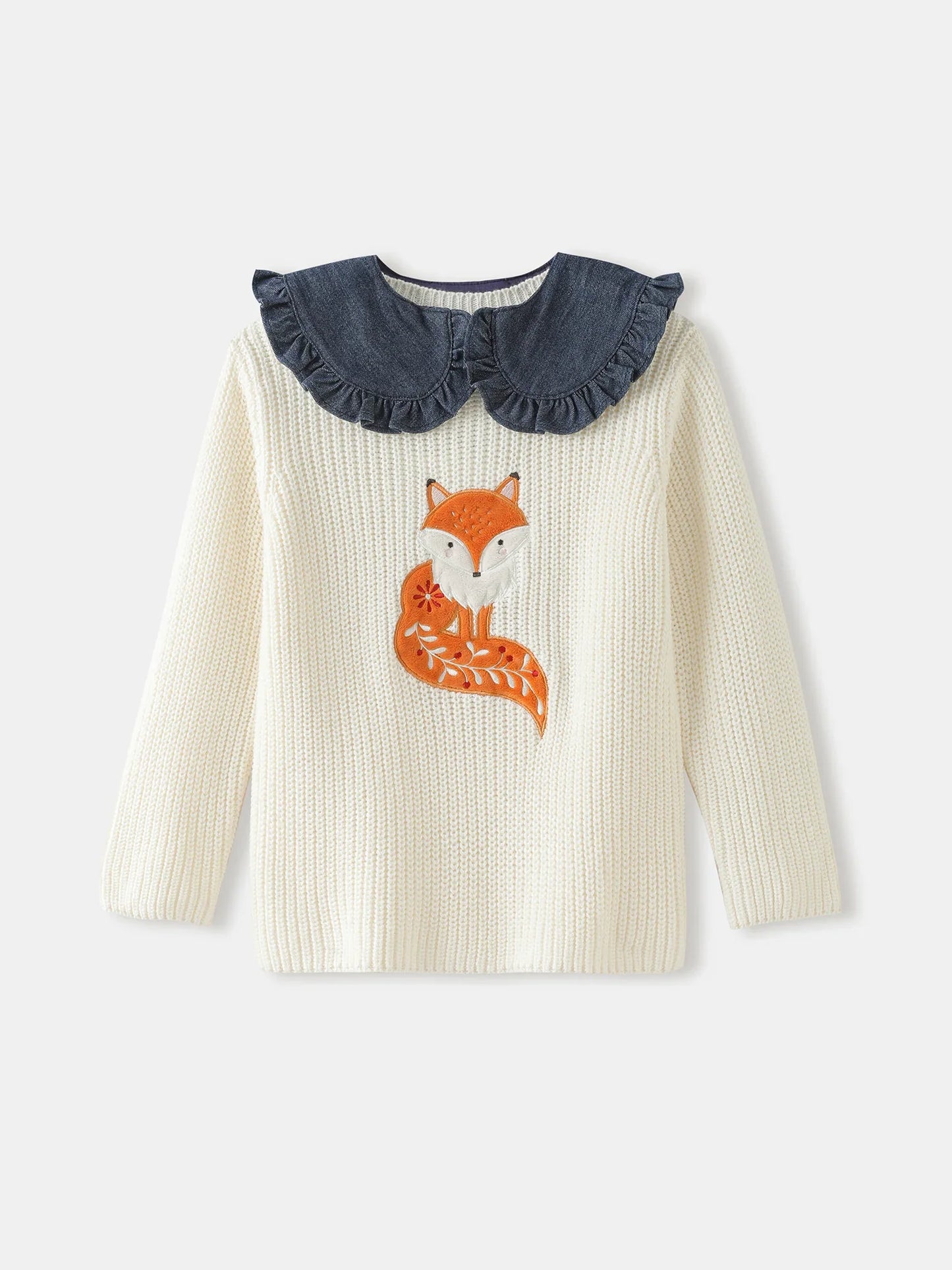 Girls' Graphic Knit Sweater
