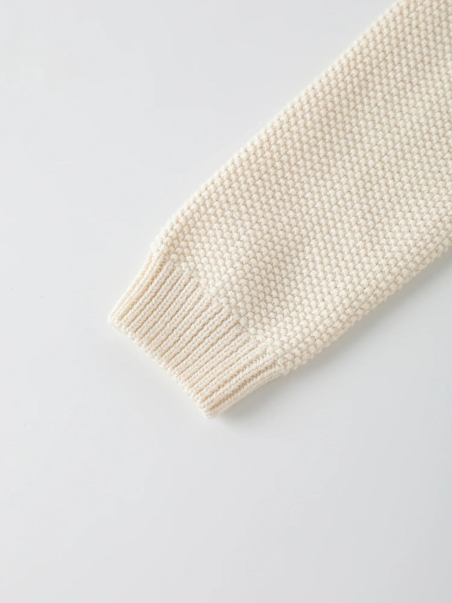 Girls' Floral Knit Sweater