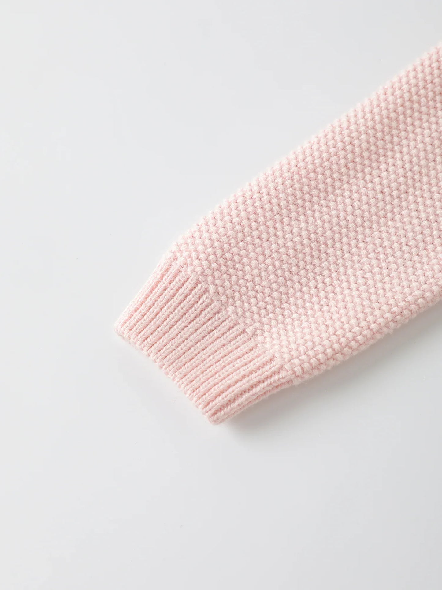 Girls' Floral Knit Sweater