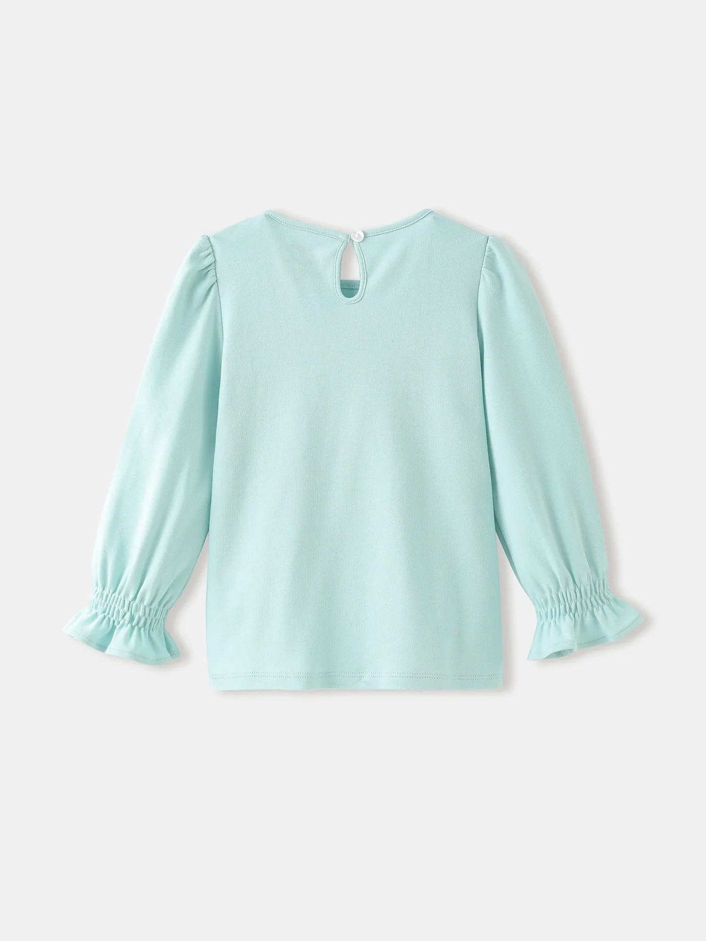 Girls' Graphic Long‑Sleeve Top