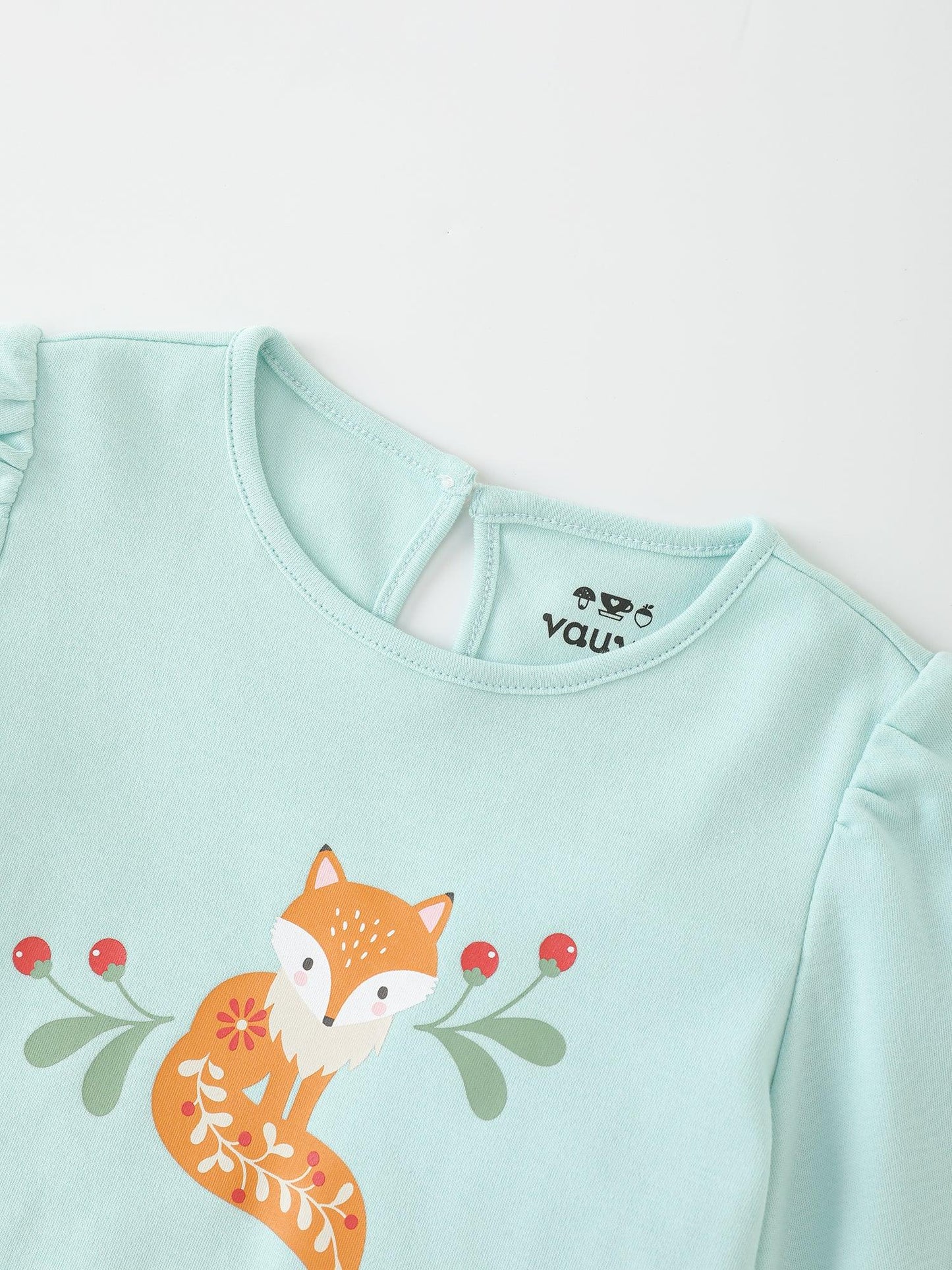 Girls' Graphic Long‑Sleeve Top