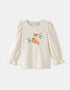Girls' Graphic Long‑Sleeve Top