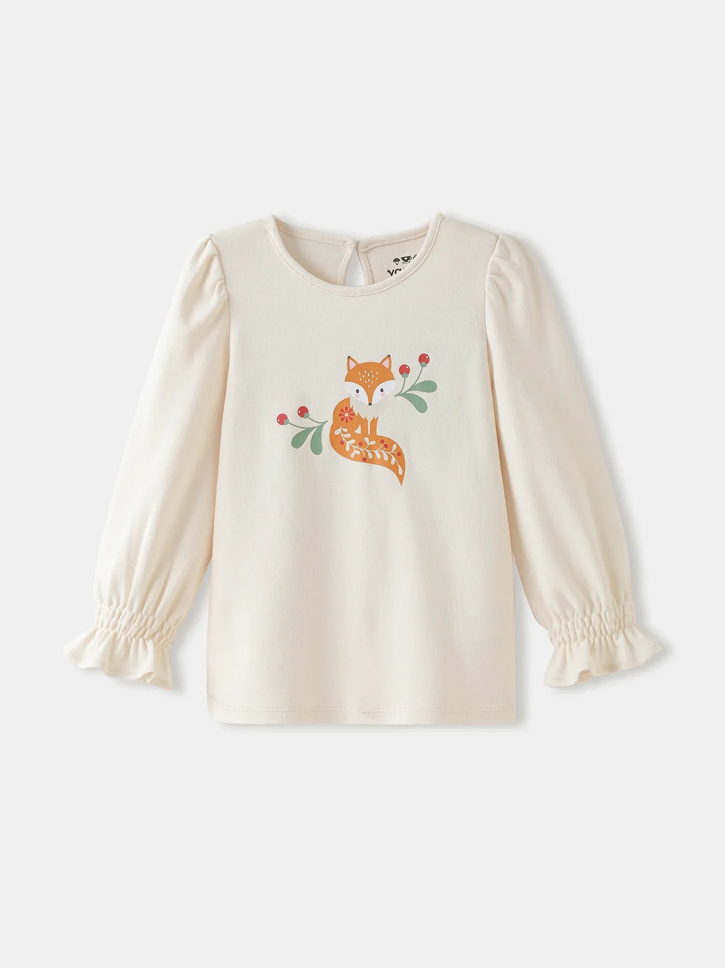 Girls' Graphic Long‑Sleeve Top