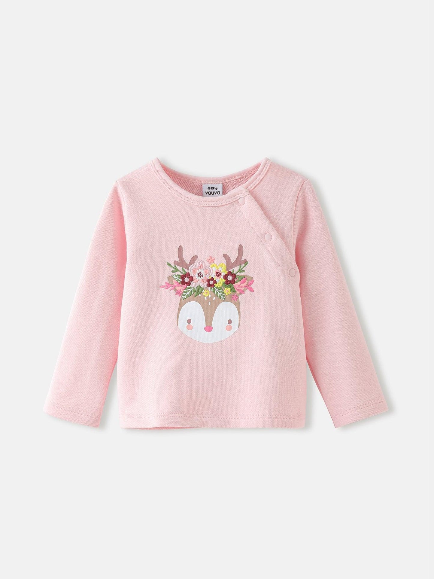 Baby Girls' Graphic Long‑Sleeve Top